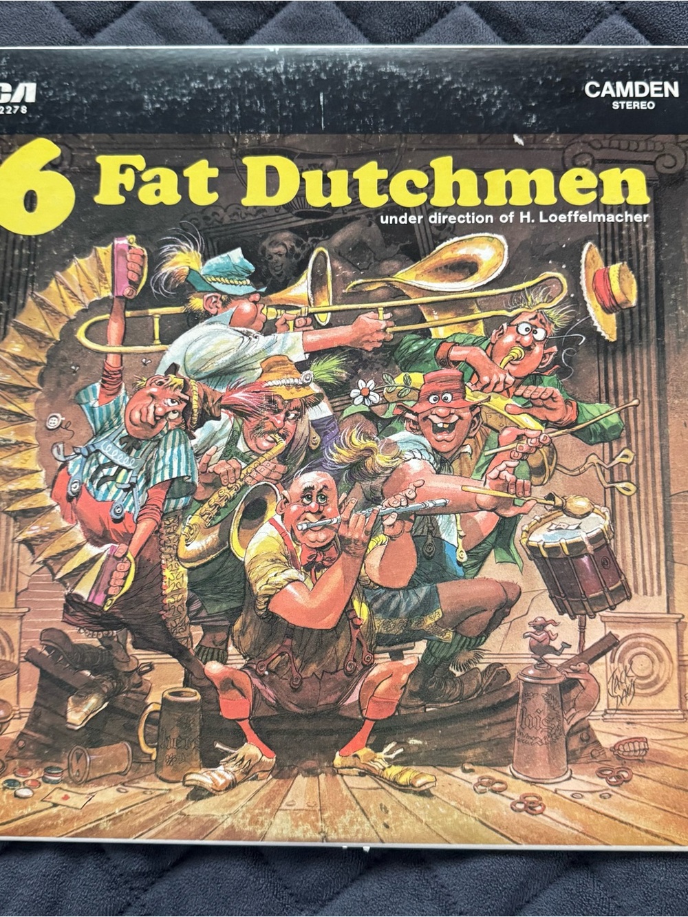 Vintage 1969 RCA Camden Six Fat Dutchmen LP Vinyl Record CAS-2278 Canada Polka